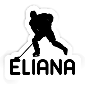 Sticker Eliana Hockey Player Image