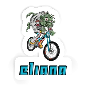 Sticker Eliana Downhill Biker Image