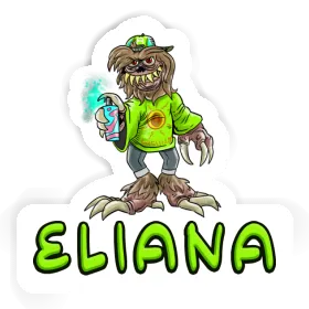 Monster Sticker Eliana Image