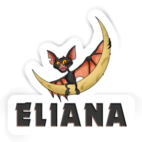 Fledermaus Aufkleber Eliana Image