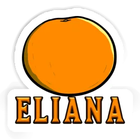 Orange Sticker Eliana Image