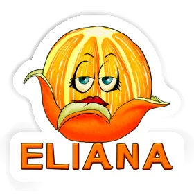 Orange Sticker Eliana Image