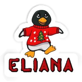 Sticker Christmas Penguin Eliana Image
