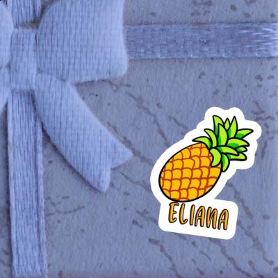 Aufkleber Ananas Eliana Laptop Aufkleber Ananas Eliana Laptop Image