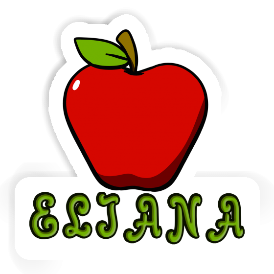 Sticker Eliana Apple Notebook Sticker Eliana Apple Gift package Image