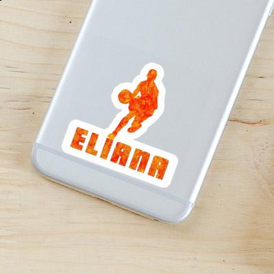 Aufkleber Eliana Basketballspieler Laptop Image