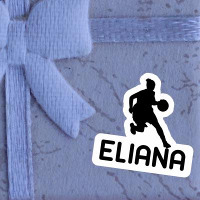 Joueuse de basket-ball Autocollant Eliana Notebook Joueuse de basket-ball Autocollant Eliana Notebook Image