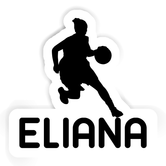 Joueuse de basket-ball Autocollant Eliana Notebook Joueuse de basket-ball Autocollant Eliana Gift package Image