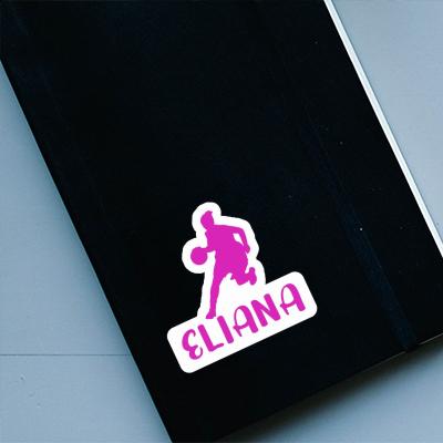 Autocollant Joueuse de basket-ball Eliana Notebook Autocollant Joueuse de basket-ball Eliana Notebook Image