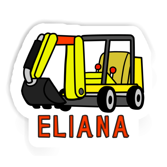Aufkleber Minibagger Eliana Notebook Aufkleber Minibagger Eliana Gift package Image