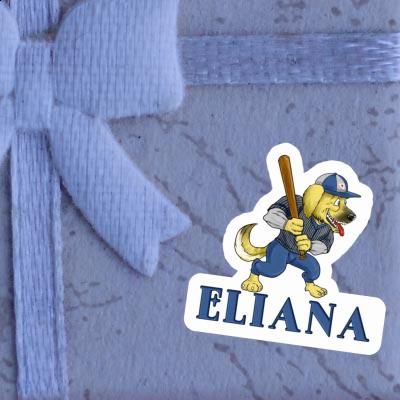 Baseball Dog Sticker Eliana Notebook Baseball Dog Sticker Eliana Notebook Image