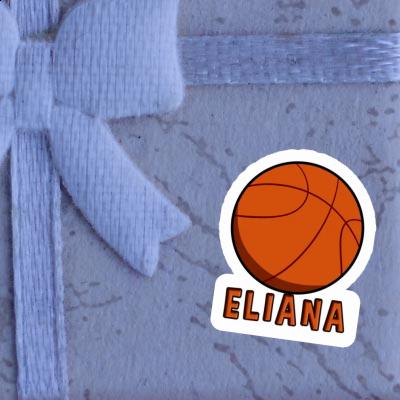 Ballon de basketball Autocollant Eliana Gift package Image