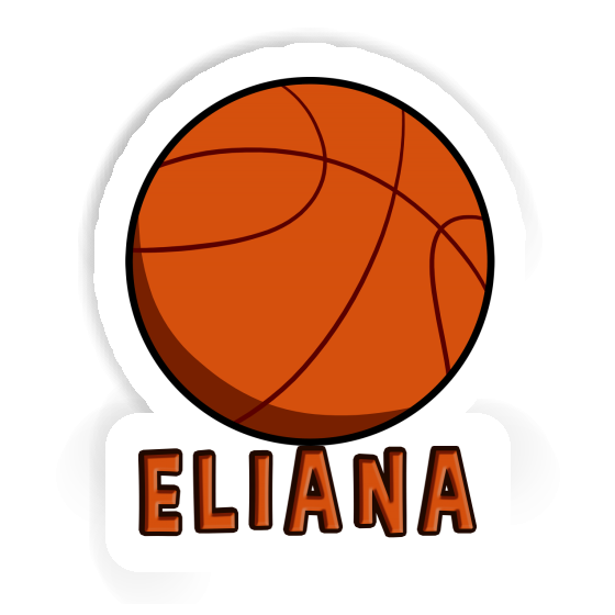 Ballon de basketball Autocollant Eliana Laptop Image