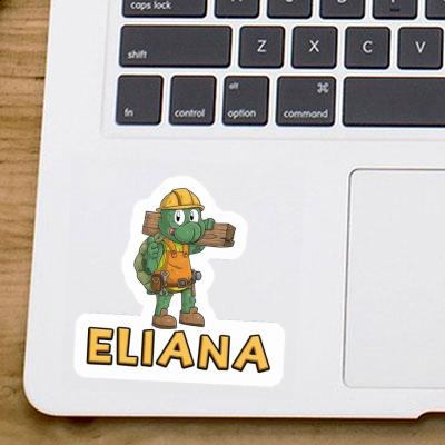 Autocollant Ouvrier du bâtiment Eliana Laptop Autocollant Ouvrier du bâtiment Eliana Laptop Image