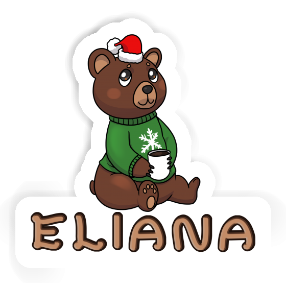 Sticker Eliana Christmas Bear Notebook Sticker Eliana Christmas Bear Notebook Image
