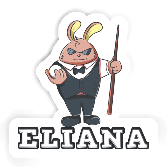 Autocollant Joueur de billard Eliana Notebook Autocollant Joueur de billard Eliana Gift package Image