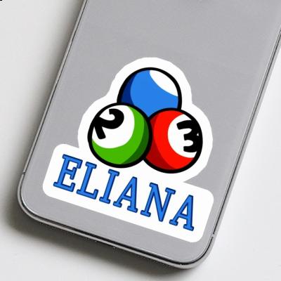 Autocollant Eliana Boule de billard Notebook Autocollant Eliana Boule de billard Gift package Image