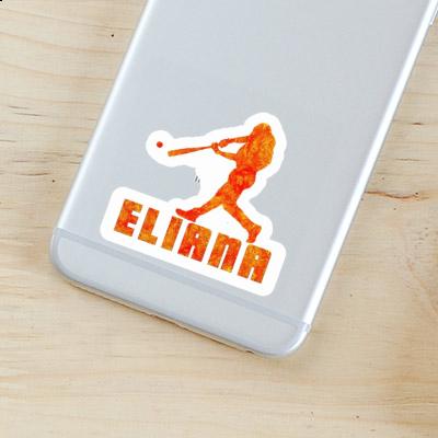Sticker Baseball Player Eliana Notebook Sticker Baseball Player Eliana Gift package Image