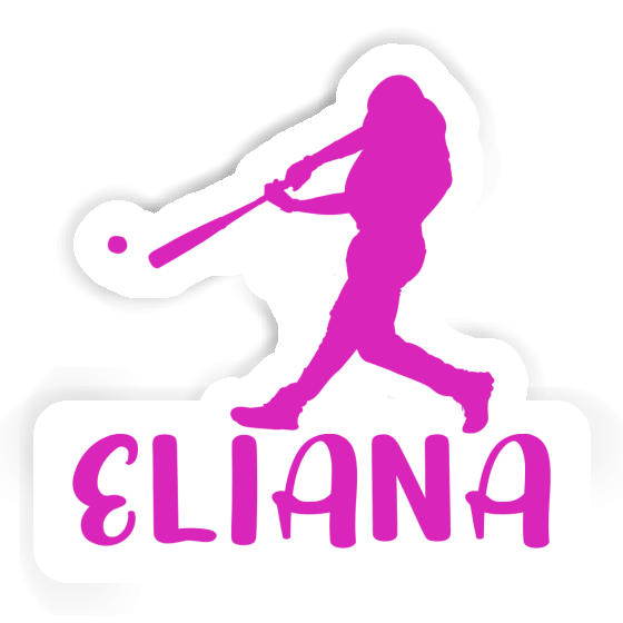 Eliana Autocollant Joueur de baseball Notebook Eliana Autocollant Joueur de baseball Gift package Image