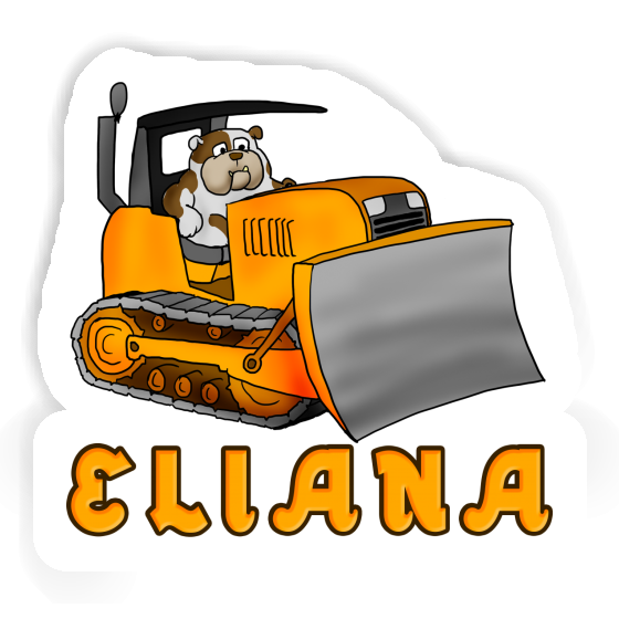 Bulldozer Sticker Eliana Notebook Bulldozer Sticker Eliana Gift package Image