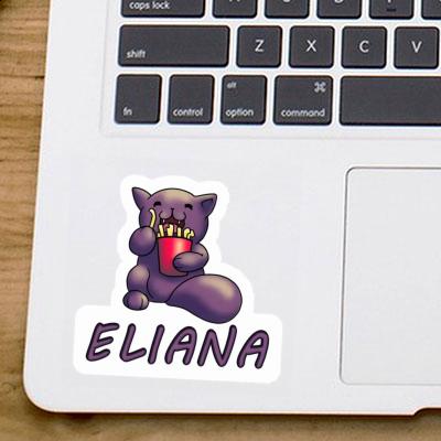 Autocollant Eliana Chat Laptop Autocollant Eliana Chat Laptop Image
