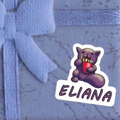 French Fry Cat Sticker Eliana French Fry Cat Sticker Eliana Image