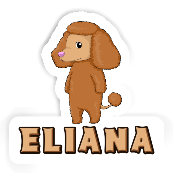 Caniche Autocollant Eliana Caniche Autocollant Eliana Image