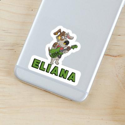 Autocollant Guitariste Eliana Image