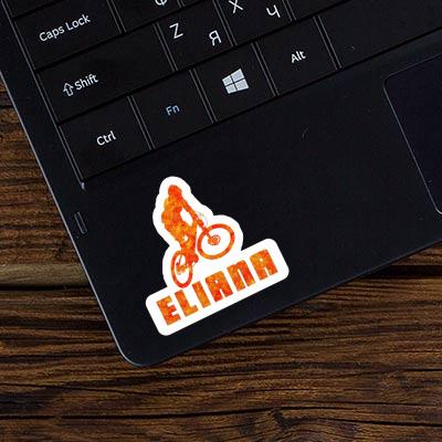 Sticker Downhiller Eliana Laptop Image