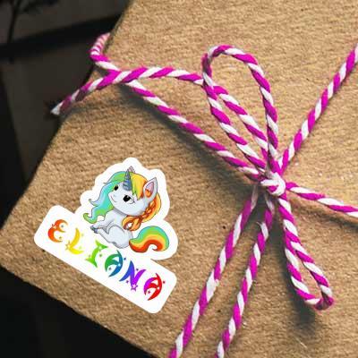 Licorne Autocollant Eliana Notebook Image