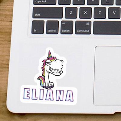 Eliana Autocollant Licorne grinçante Notebook Eliana Autocollant Licorne grinçante Notebook Image