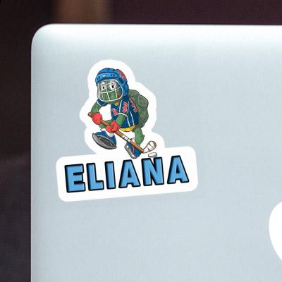 Aufkleber Eishockeyspieler Eliana Laptop Image