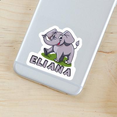 Autocollant Éléphant Eliana Autocollant Éléphant Eliana Image