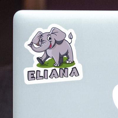 Autocollant Éléphant Eliana Image