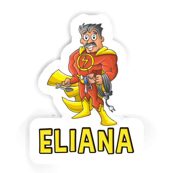 Sticker Eliana Electrician Notebook Sticker Eliana Electrician Gift package Image