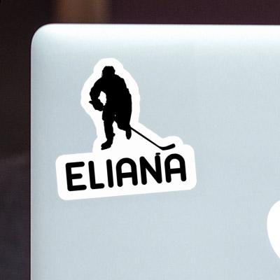 Eliana Aufkleber Eishockeyspieler Notebook Eliana Aufkleber Eishockeyspieler Notebook Image