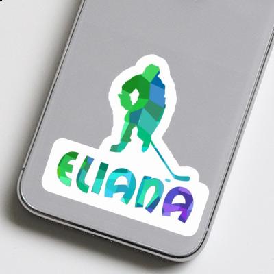 Eishockeyspieler Aufkleber Eliana Laptop Image