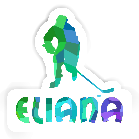 Sticker Hockey Player Eliana Notebook Sticker Hockey Player Eliana Gift package Image