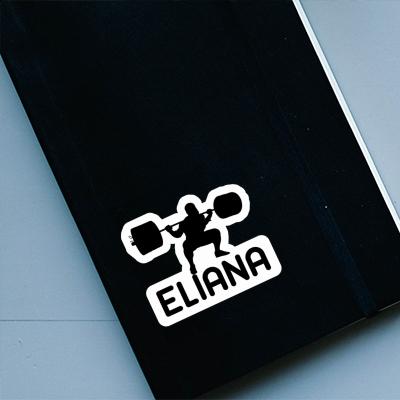 Autocollant Eliana Haltérophilie Notebook Autocollant Eliana Haltérophilie Gift package Image