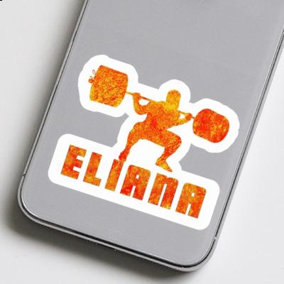 Haltérophilie Autocollant Eliana Notebook Haltérophilie Autocollant Eliana Gift package Image