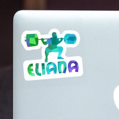 Sticker Gewichtheber Eliana Notebook Sticker Gewichtheber Eliana Notebook Image