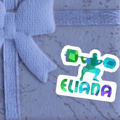Sticker Gewichtheber Eliana Notebook Sticker Gewichtheber Eliana Gift package Image