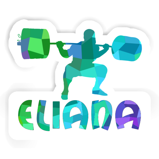 Haltérophilie Autocollant Eliana Notebook Haltérophilie Autocollant Eliana Gift package Image