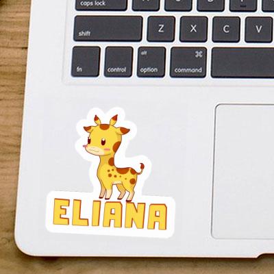 Sticker Eliana Giraffe Notebook Image