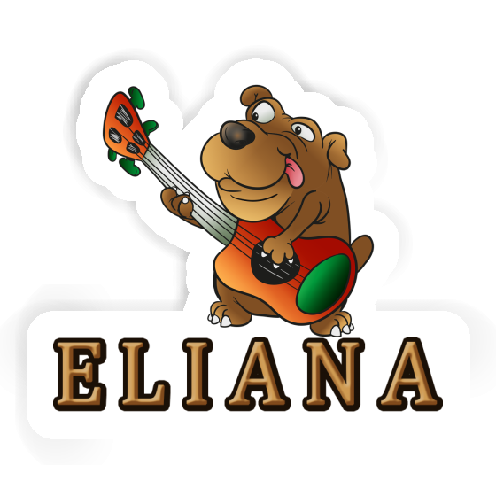 Sticker Gitarrist Eliana Image