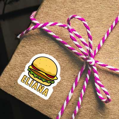 Cheeseburger Sticker Eliana Notebook Cheeseburger Sticker Eliana Gift package Image
