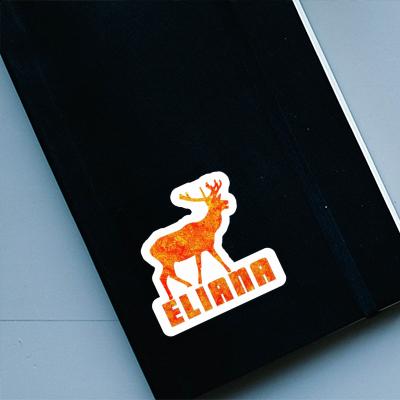 Eliana Autocollant Cerf Notebook Eliana Autocollant Cerf Notebook Image