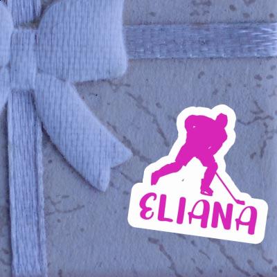 Eliana Sticker Hockey Player Laptop Image