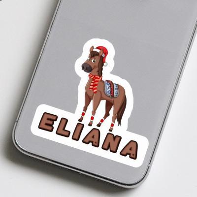 Cheval de Noël Autocollant Eliana Laptop Cheval de Noël Autocollant Eliana Laptop Image