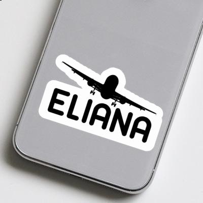 Sticker Eliana Flugzeug Notebook Sticker Eliana Flugzeug Notebook Image